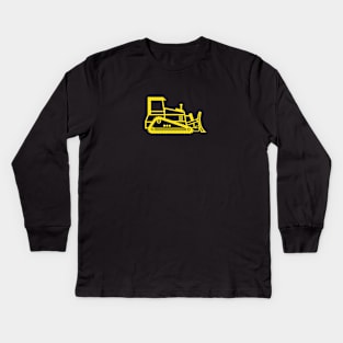 Bulldozer Kids Long Sleeve T-Shirt